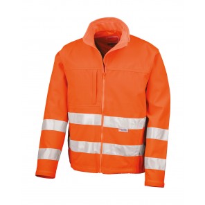Result Safe-Guard Hi-Vis Softshell Jacket - Fluorescent Orange - 3XL