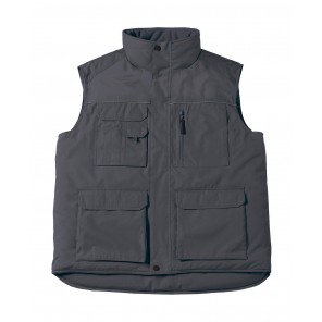 B&C Pro Expert Pro Workwear Bodywarmer - Dark Grey - 4XL