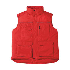 B&C Pro Expert Pro Workwear Bodywarmer - Red - 3XL