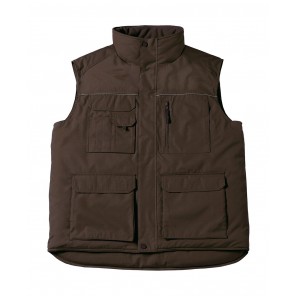 B&C Pro Expert Pro Workwear Bodywarmer - Brown - 2XL