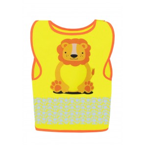 Korntex Children's Safety Vest Funtastic Wildlife - Lion Yellow - 2XS