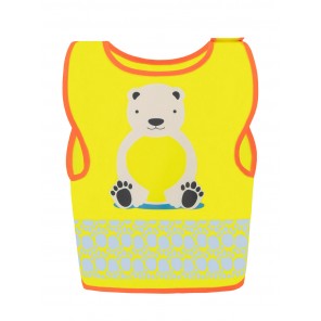 Korntex Children's Safety Vest Funtastic Wildlife - Polar Bear Yellow - 2XS