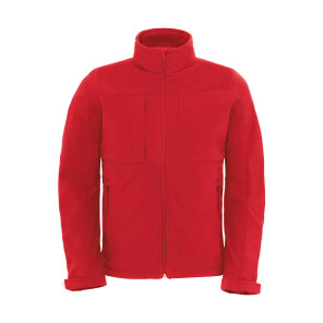 B&C Outerwear Hooded Softshell/men - Red - M