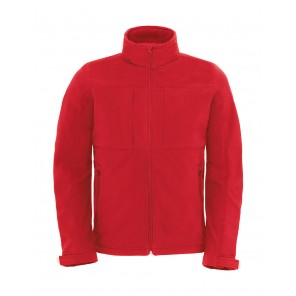 B&C Outerwear Hooded Softshell/men - Red - M