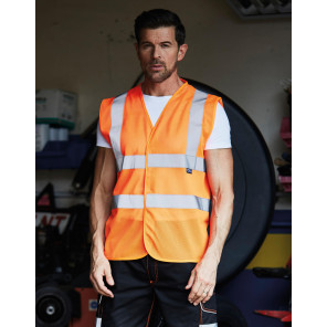 Yoko Fluo Open Mesh Waistcoat