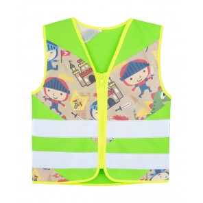 Korntex Children's Safety Vest Action - Knight Green - S