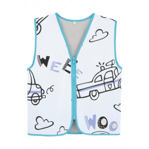 Korntex Children's Safety Vest Action - Police Silver - 2XS