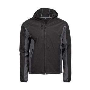 Tee Jays Hooded Lightweight Performance Softshell - Grey - L