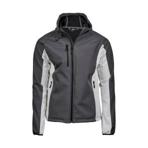 Tee Jays Hooded Lightweight Performance Softshell - Grey - 3XL