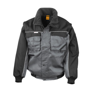 Result Work-Guard Heavy Duty Jacket - Dark Grey - 3XL