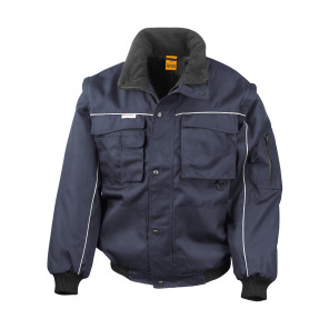 Result Work-Guard Heavy Duty Jacket - Navy Blue - 2XL