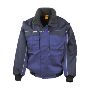 Result Work-Guard Heavy Duty Jacket - Navy Blue - XL
