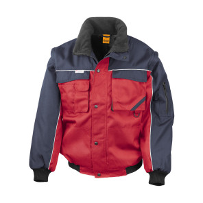 Result Work-Guard Heavy Duty Jacket - Red - 3XL