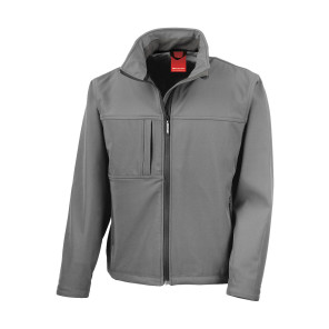 Result Men's Classic Softshell Jacket - Grey - L