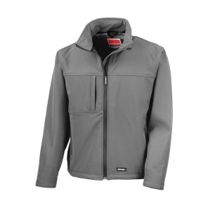Result Men's Classic Softshell Jacket - Grey - 3XL