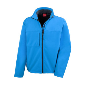 Result Men's Classic Softshell Jacket - Blue - M