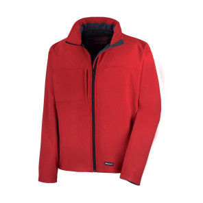 Result Men's Classic Softshell Jacket - Red - S
