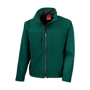 Result Men's Classic Softshell Jacket - Green - L