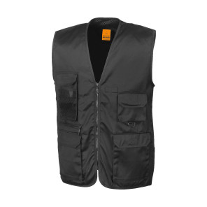 Result Work-Guard Safari Waistcoat - Black - S