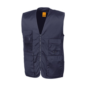 Result Work-Guard Safari Waistcoat - Navy Blue - M