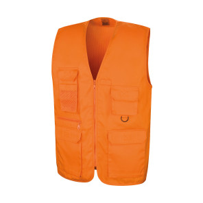 Result Work-Guard Safari Waistcoat - Orange - M