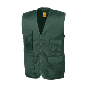 Result Work-Guard Safari Waistcoat - Green - M