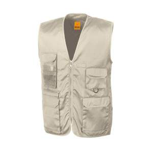 Result Work-Guard Safari Waistcoat - Brown - M