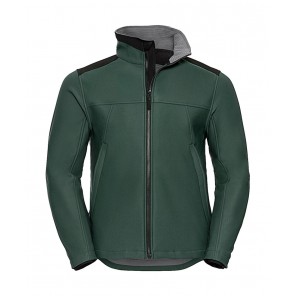 Russell Heavy Duty Workwear Softshell - Bottle Green - 4XL