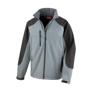 Result Work-Guard Ice Fell Hooded Softshell Jacket - Dark Grey - 2XL