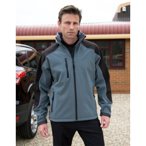 Result Work-Guard Ice Fell Hooded Softshell Jacket