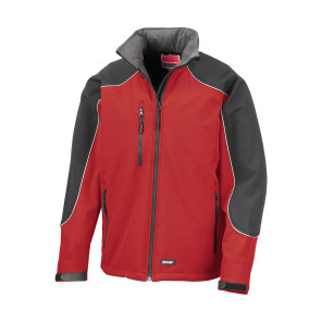 Result Work-Guard Ice Fell Hooded Softshell Jacket - Red - 2XL