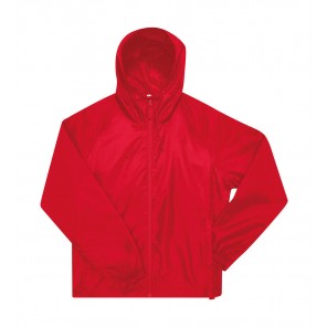 B&C Outerwear #Reset Windbreaker - Red - XS