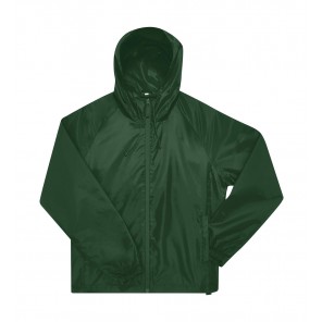 B&C Outerwear #Reset Windbreaker - Bottle Green - XS