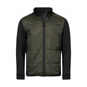 Tee Jays Hybrid-Stretch Jacket - Deep Green/Black - M