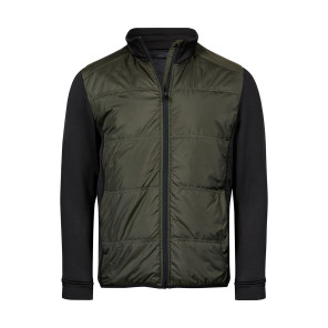 Tee Jays Hybrid-Stretch Jacket - Deep Green/Black - 2XL