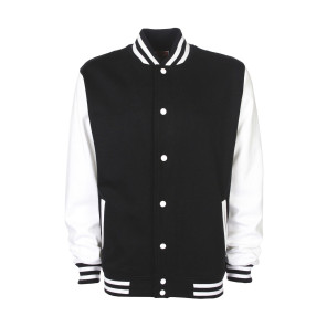 FDM Varsity Jacket - Black - XL