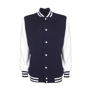 FDM Varsity Jacket - Navy Blue - L