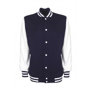 FDM Varsity Jacket - Navy/White - 3XL