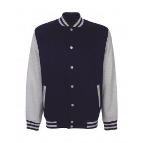 FDM Varsity Jacket - Navy/Sport Grey - XL
