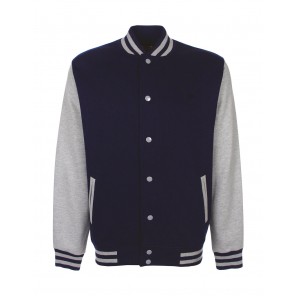 FDM Varsity Jacket - Navy/Sport Grey - S