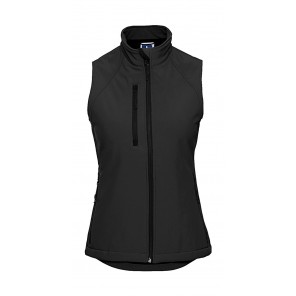 Russell Ladies' Softshell Gilet - Black - XL