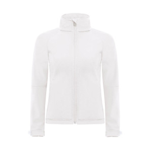 B&C Outerwear Hooded Softshell/women - White - 2XL