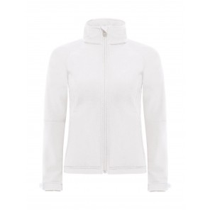 B&C Outerwear Hooded Softshell/women - White - M