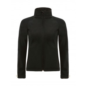 B&C Outerwear Hooded Softshell/women - Black - L