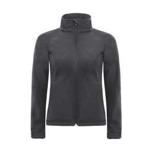 B&C Outerwear Hooded Softshell/women - Dark Grey - 2XL