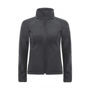 B&C Outerwear Hooded Softshell/women - Dark Grey - M