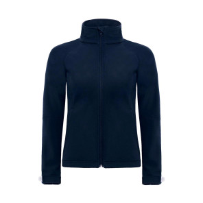 B&C Outerwear Hooded Softshell/women - Navy Blue - XS