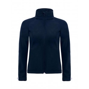 B&C Outerwear Hooded Softshell/women - Navy - L