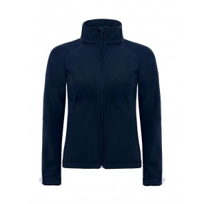 B&C Outerwear Hooded Softshell/women - Navy - M
