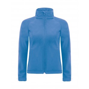 B&C Outerwear Hooded Softshell/women - Azure - XL